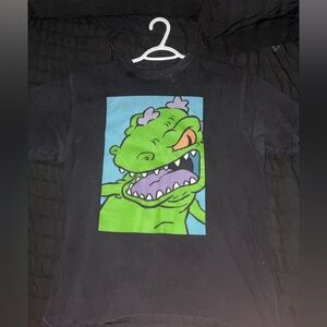 Kids Black Graphic T-Shirt